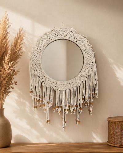 Boho macrame beds mirror - beds,