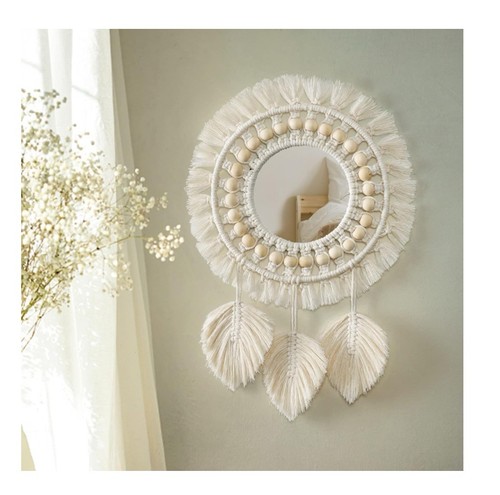 Hanging wall mirror with - hanging,