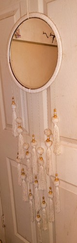 Macrame dream catcher mirror - catcher,